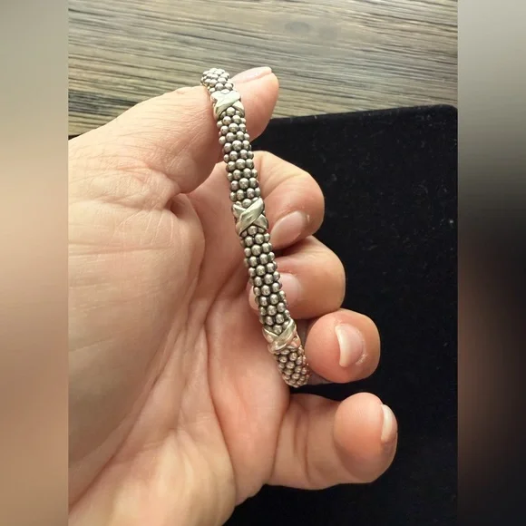 Lagos Three Station X Caviar Bracelet
6mm Size Medium - Picture 1 of 12
